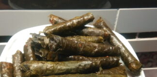 Zeytinyagli sarma tarifi-bulgurlu sarma yapimi-sarma nasil yapilir kac kalori-puf noktasi