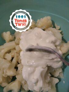 Yoğurtlu Karnabahar yemeği