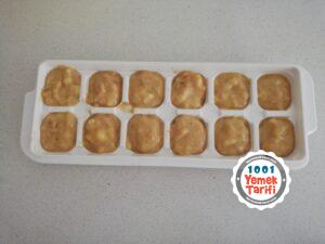 2 Malzemeli Muzlu Fıstık Ezmeli Tatlı Küpler | 5 dakikada hazır pişmeyen küpler kurabiyeler