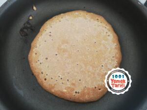 Unsuz, Yağsız ve Şekersiz Pankek Tarifi: Çikolatalı ve Muzlu Pankek tarifi-nasıl yapılır-yapımı-nefis