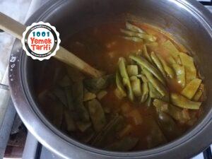 Patatesli Taze Fasulye tarifi