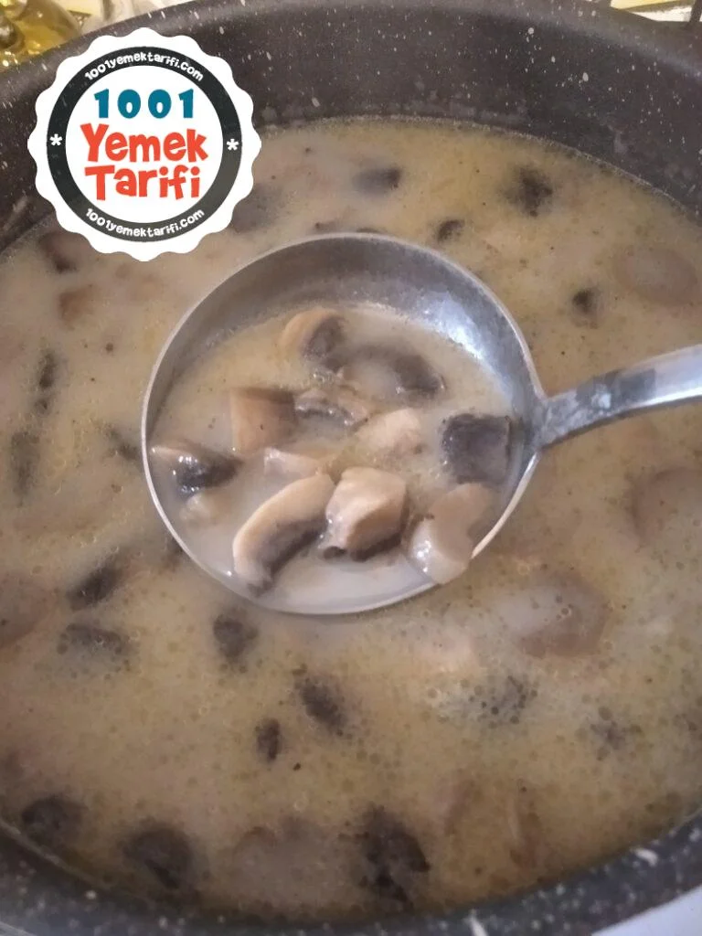 Kremasız mantar çorbası tarifi