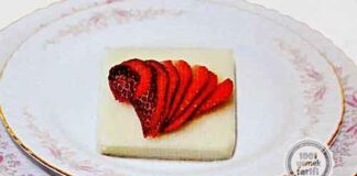 cilekli Muhallebi Tarifi-Nefis ve Kolay cilekli Muhallebi Yapimi-kac kalori-resimli-tatli tarifleri-1001yemektarifi