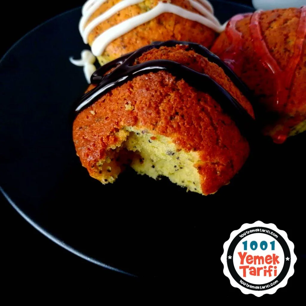 Haşhaşlı Mini Kekler-mini kek tarifi-yapımı nasıl yapılır