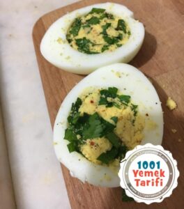 Yumurta Dolması tarifi- nasıl yapılır-yapımı-kaç kalori