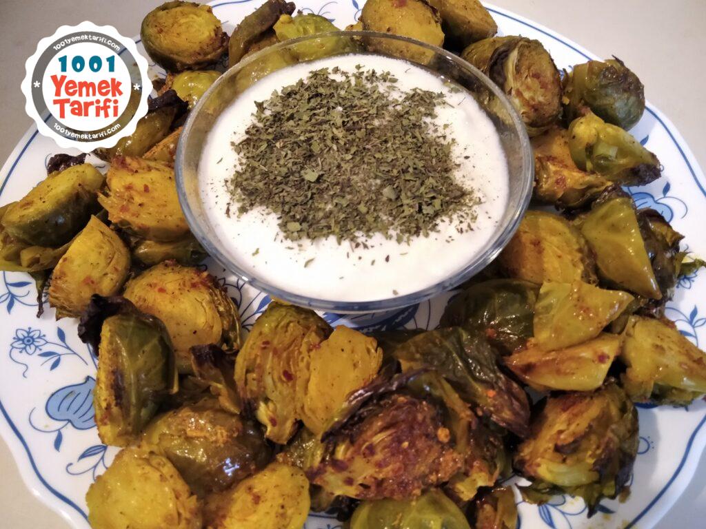 Fırında Baharatlı Brüksel Lahanası Tarifi
