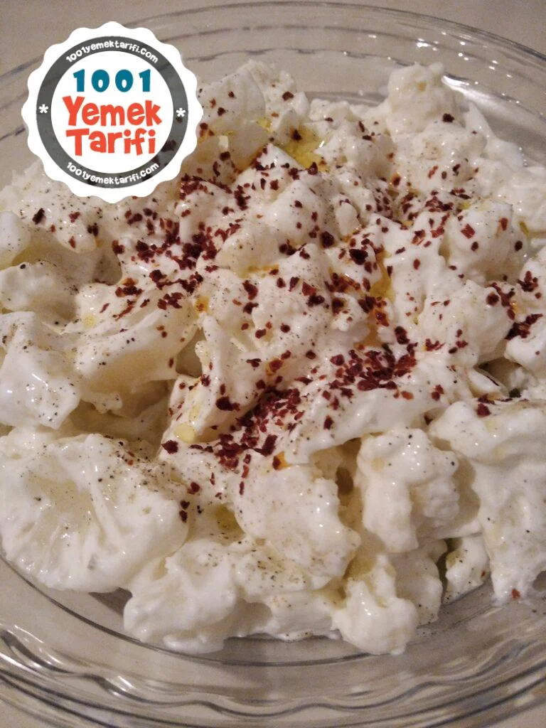 Yoğurtlu Karnabahar Salatası