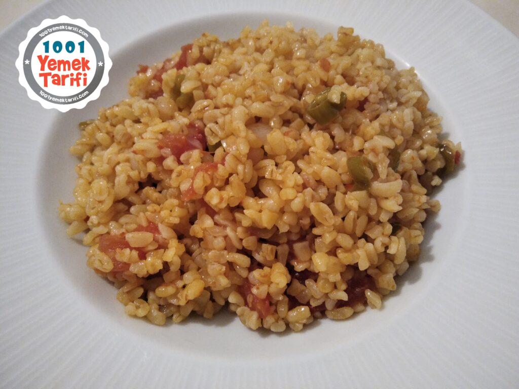Tereyağlı Sebzeli Bulgur Pilavı