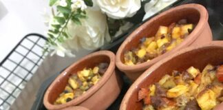 etli guvec tarifi-sebzeli guvec yapimi-firinda guvec nasil yapilir-kac kalori