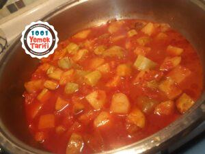 Etsiz Patates Kabak Yemeği