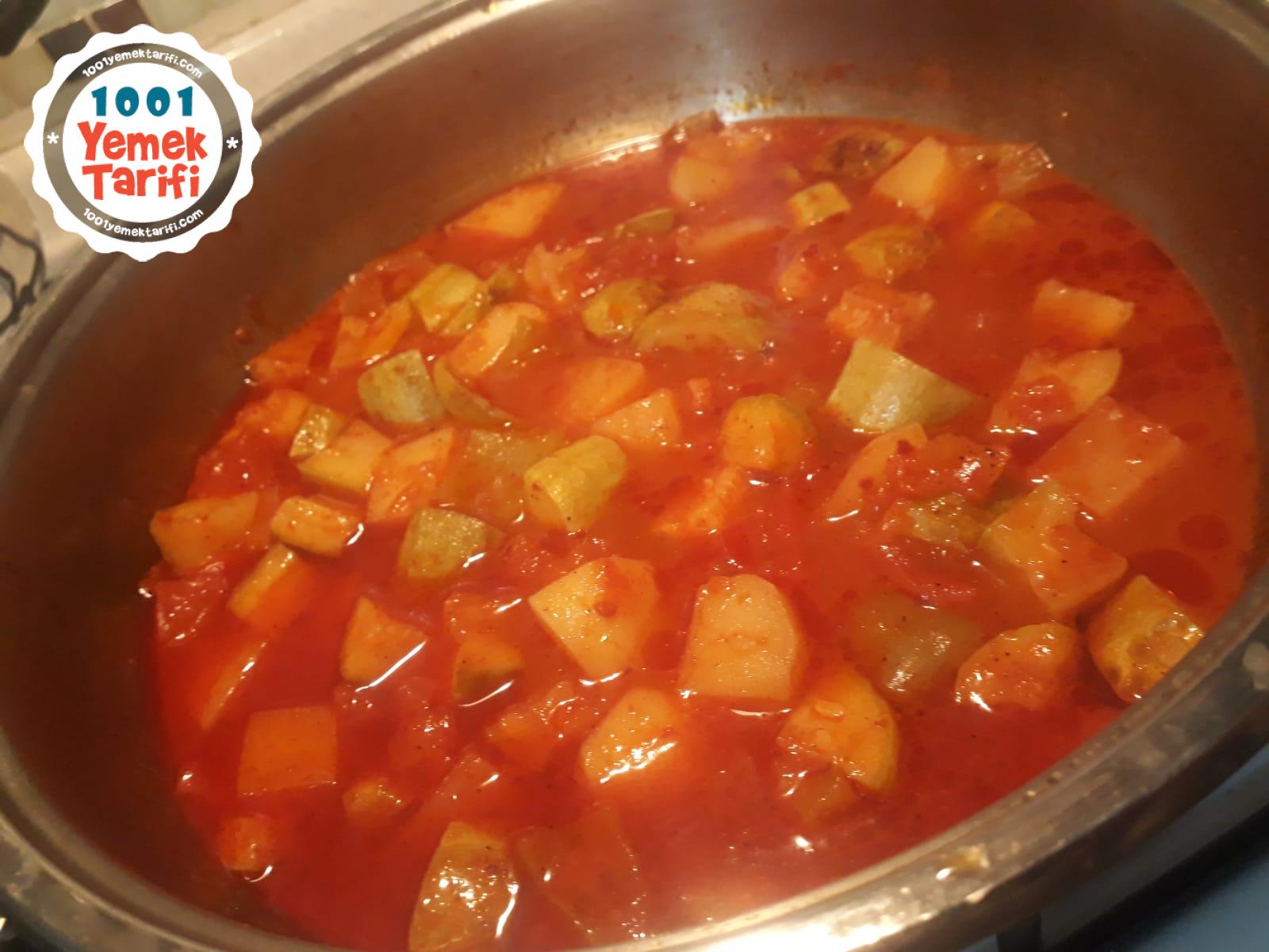 Etsiz Patates Kabak Yemeği
