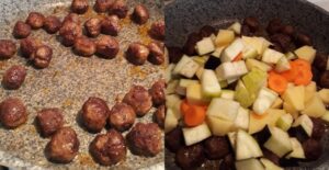 güveçte sebzeli köfte tarifi