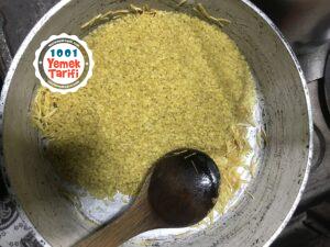 Şehriyeli bulgur pilavı