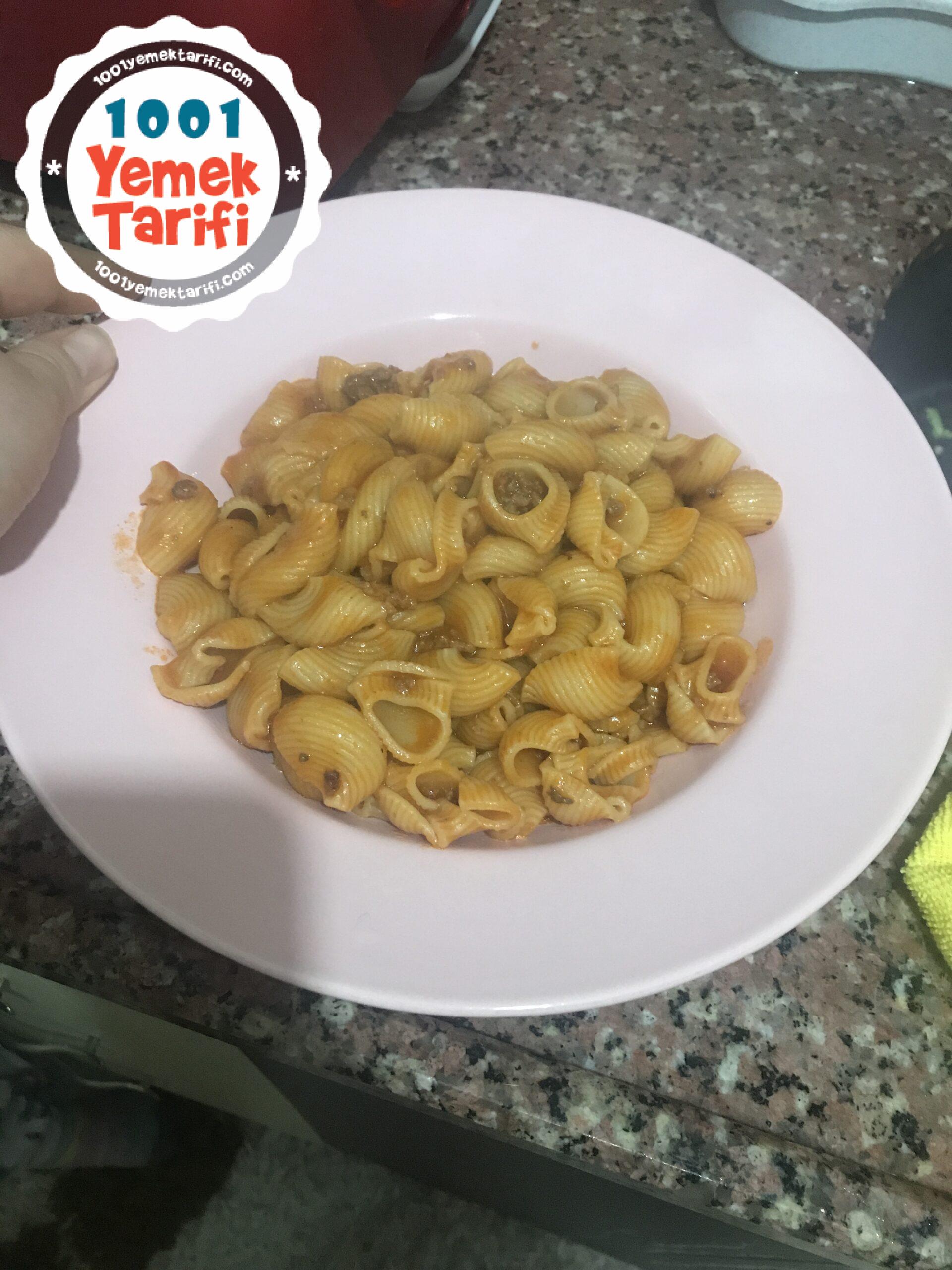 Kıymalı Makarna tarifi