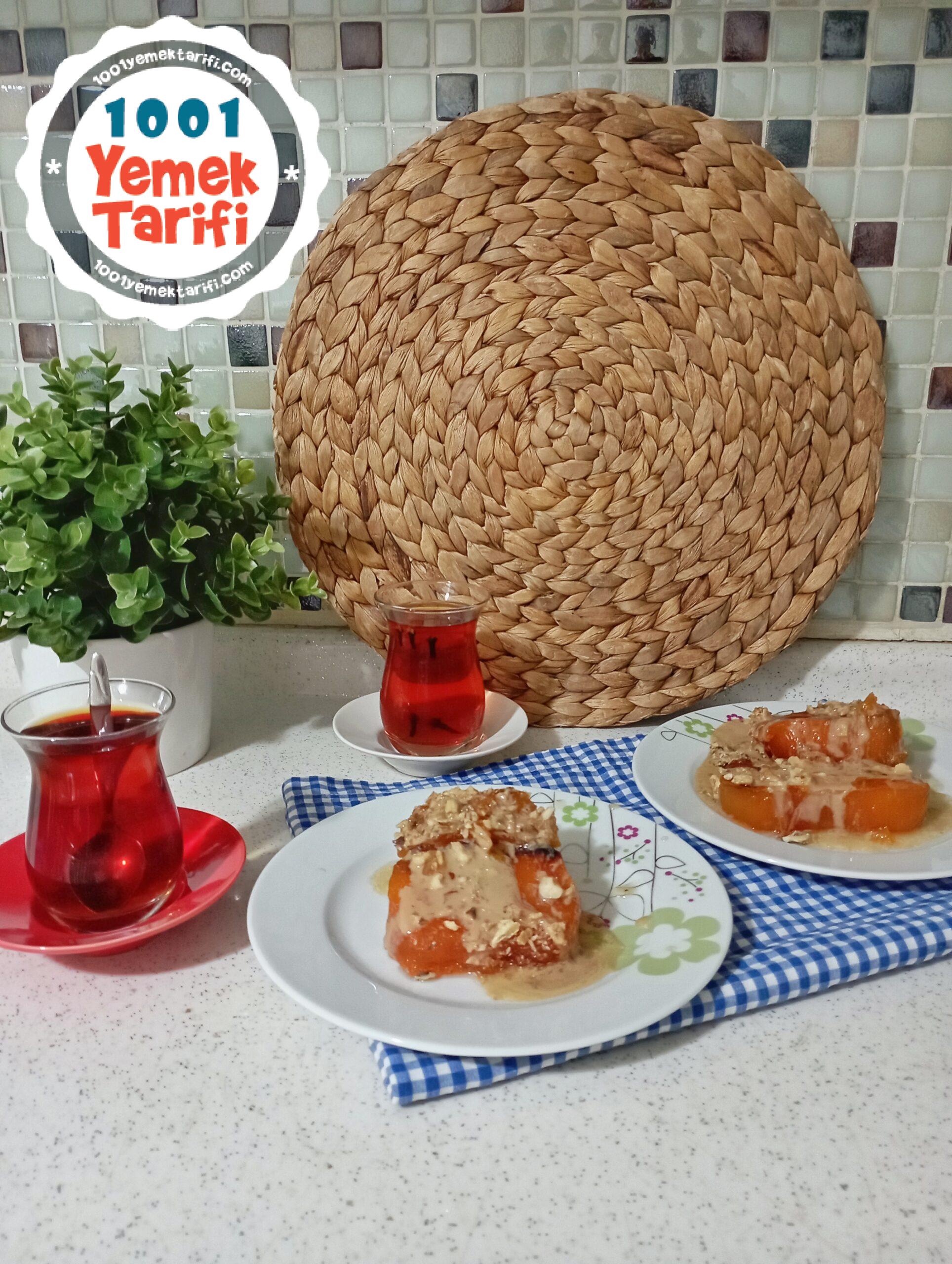 Fırınlanmış Balkabağı tatlısı (Tahin ve Cevizli)