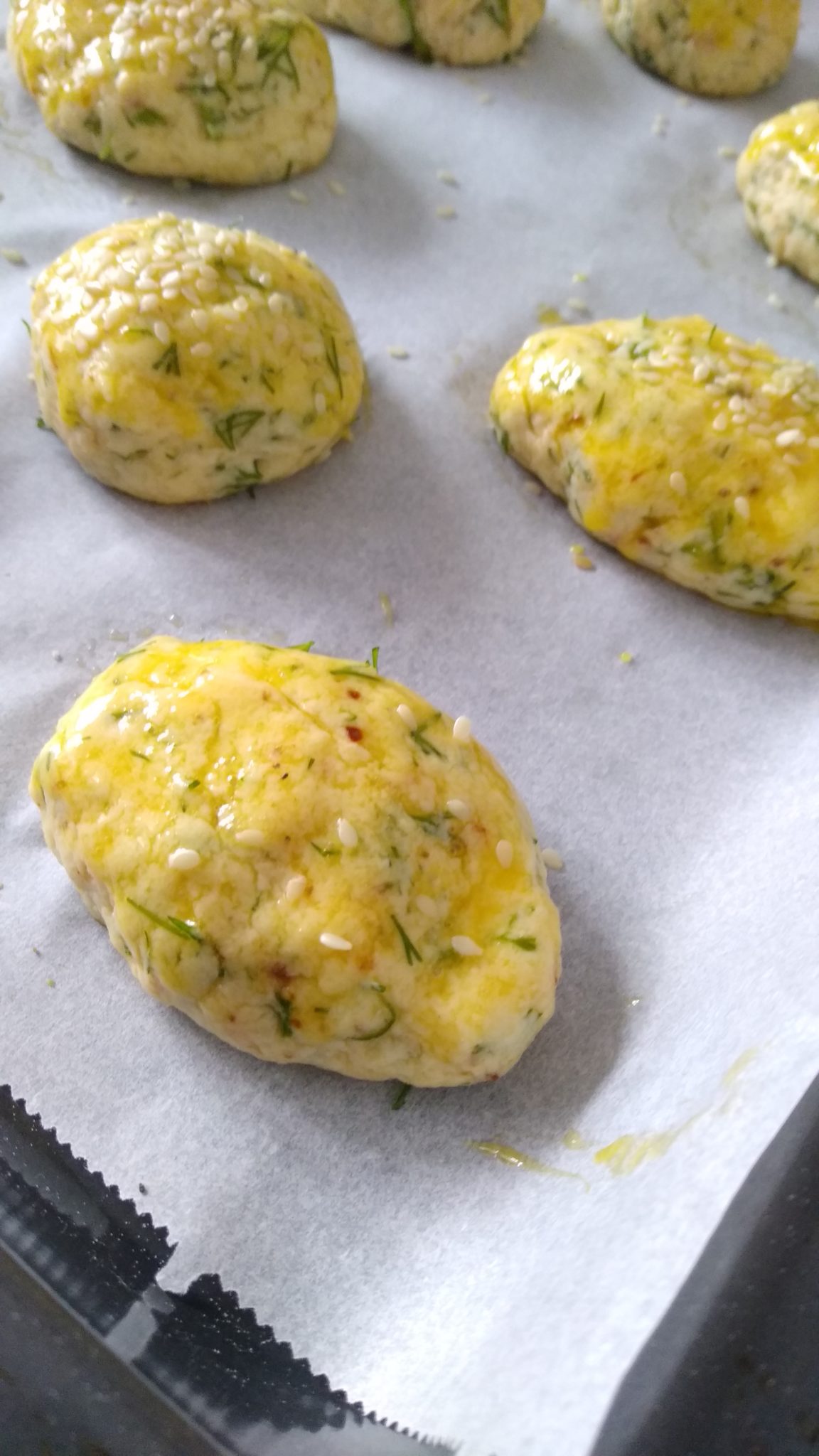 Dereotlu Peynirli Poğaça Tarifi (mayasız) 1001YemekTarifi