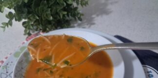 Sebzeli Tel Şehriye Çorbası