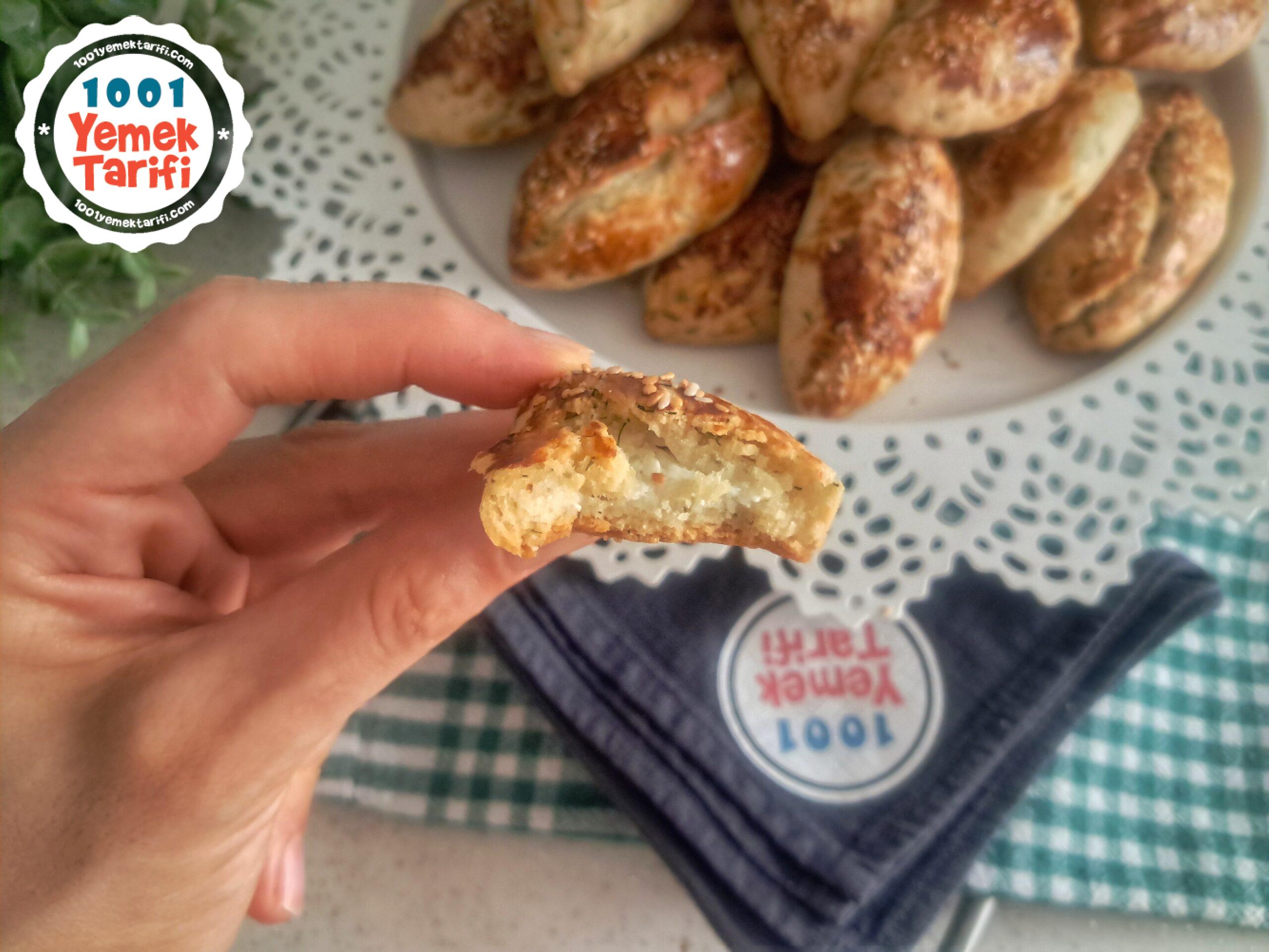 Dereotlu Mayasız Poğaça Tarifi