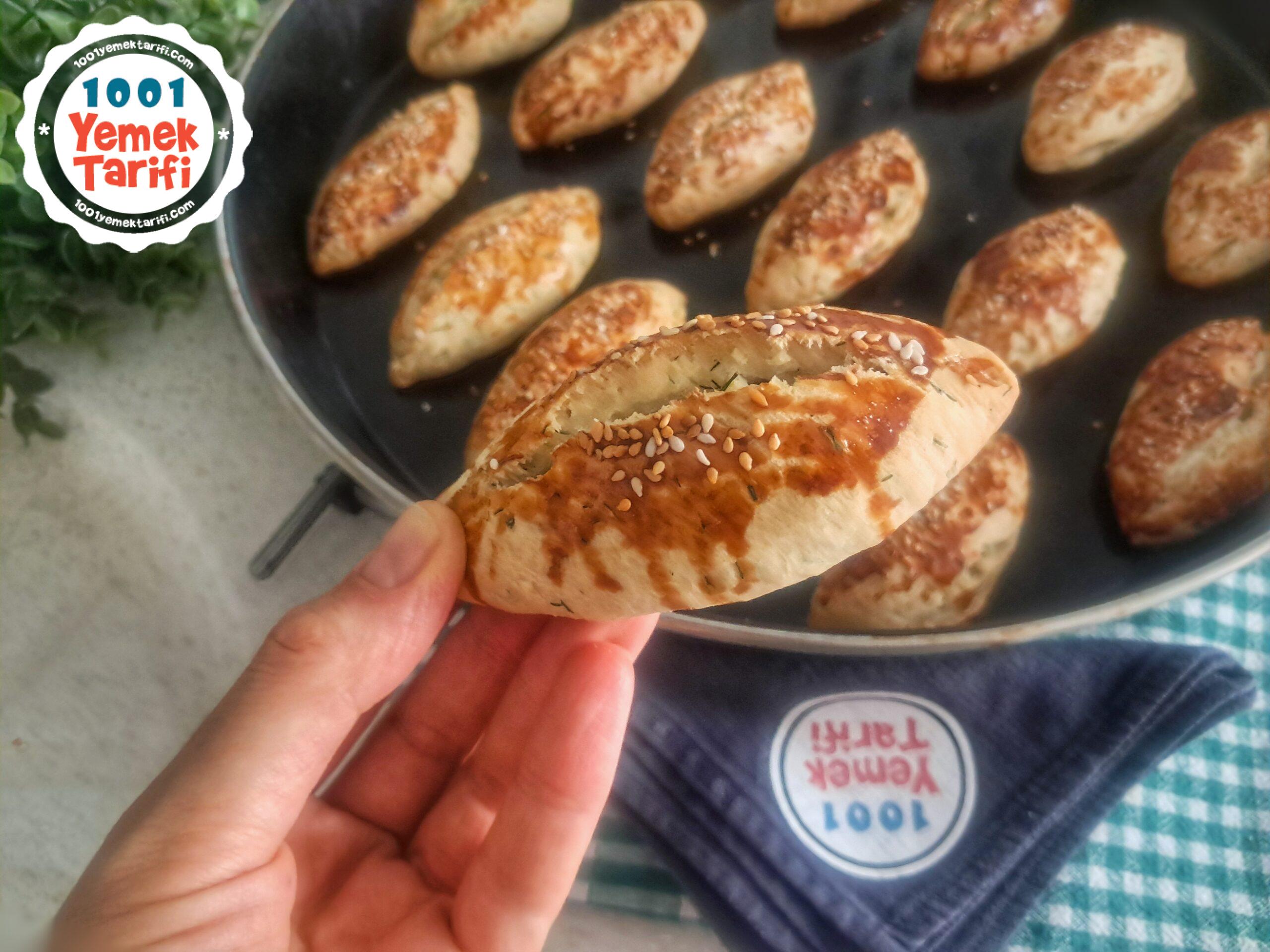 Dereotlu Mayasız Poğaça Tarifi