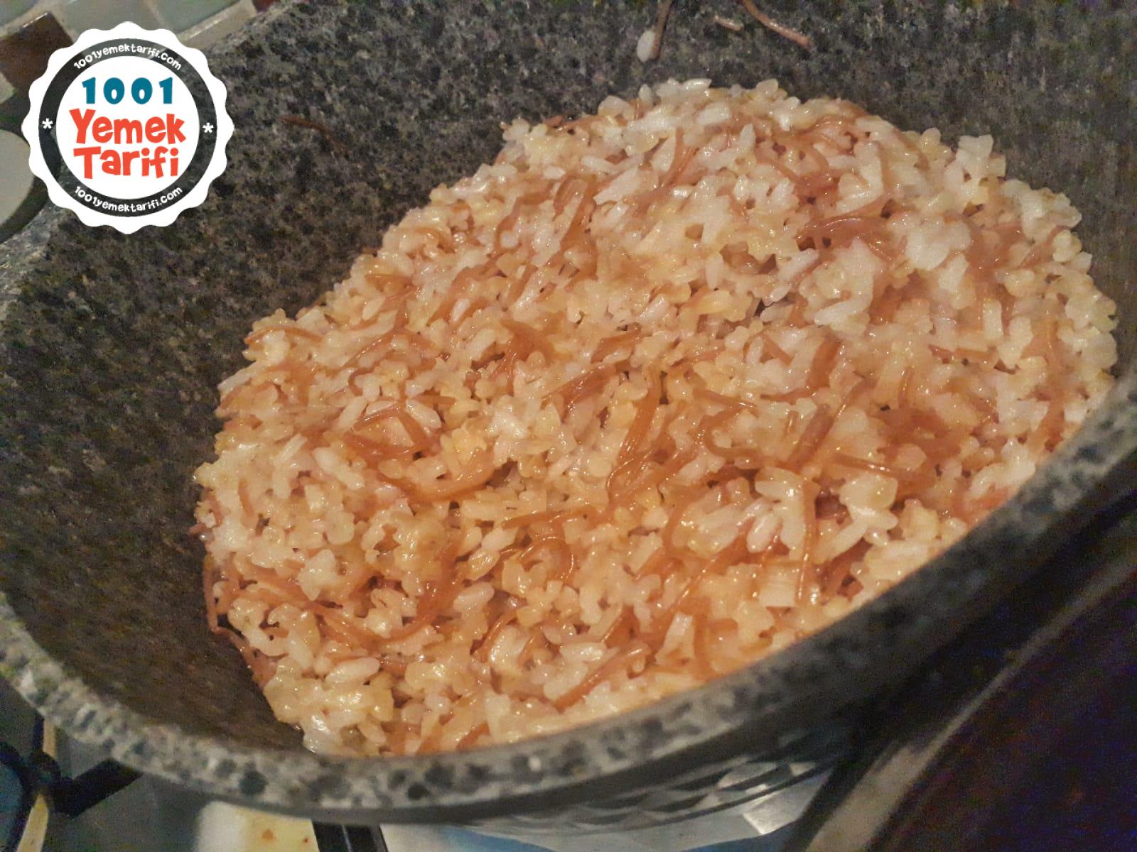 karışık bulgur pirinç pilavı