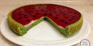 karpuz gorunumlu kek tarifi-kolay pratik ve ev yapimi nefis kek tarifleri