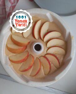 Nefis Elmalı Kek Tarifi-nasıl yapılır-kaç kalori-meyveli kek yapımı