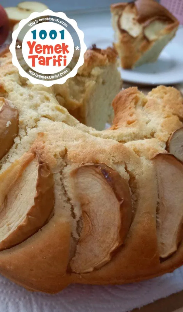 Elmalı Kek Tarifi-nasıl yapılır-kaç kalori-meyveli kek yapımı