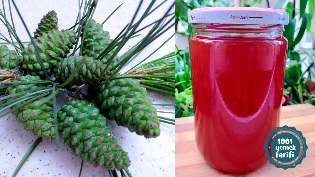 kozalak receli nasil yapilir-kozalak receli yapimi-evde ev yapimi kozalak suyu faydalari