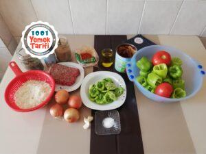 Kıymalı Biber Dolması-resimli anlatım