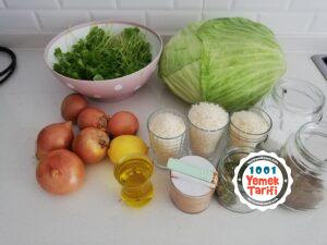 Videolu Zeytinyağlı Lahana Sarma Tarifi-nasıl yapılır kaç kalori