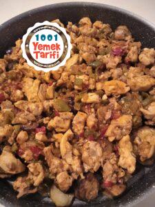 Tavuklu patlıcan tarifi