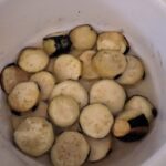 Fırında Tavuklu patlıcan yapımı