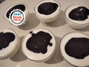 Çikolata Soslu Muhallebi Tarifi