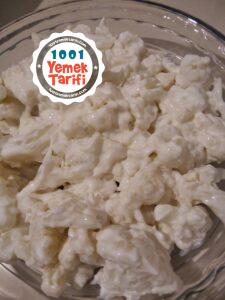 Yoğurtlu Karnabahar salatası kaç kalori