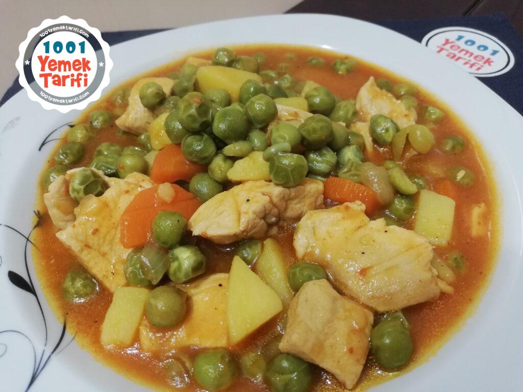 Bezelyeli Tavuk Yemeği Tarifi