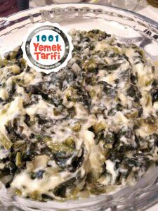 Fırında Beşamel Soslu Ispanak