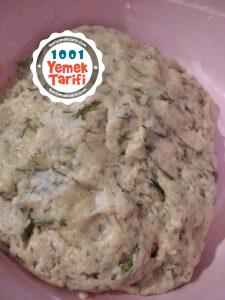 dereotlu poğaça yapımı