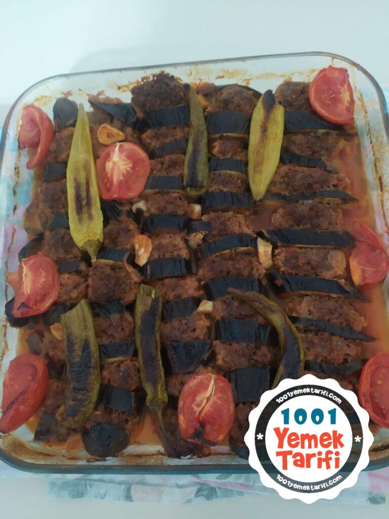 patlıcan kebabı tarifi nasıl yapılır-evde fırında kebap tarifi