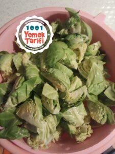 Zeytinyağlı Brüksel Lahanası Yemeği