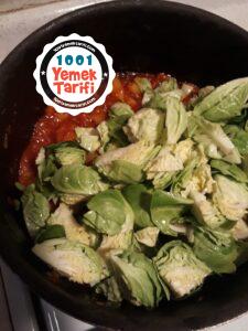 Zeytinyağlı Brüksel Lahanası Yemeği
