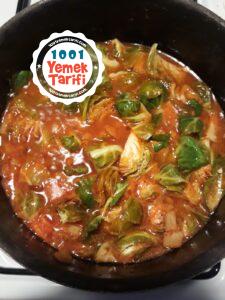 Zeytinyağlı Brüksel Lahanası Yemeği